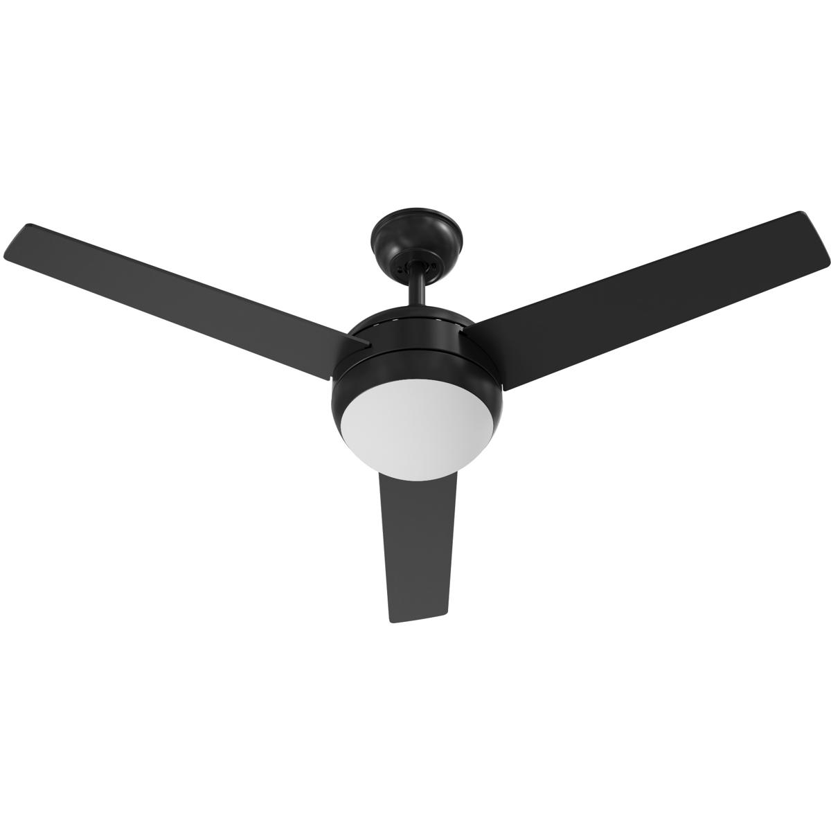 AFX DVSN523LACBKBK-WS Davis 52 inch Black Ceiling Fan