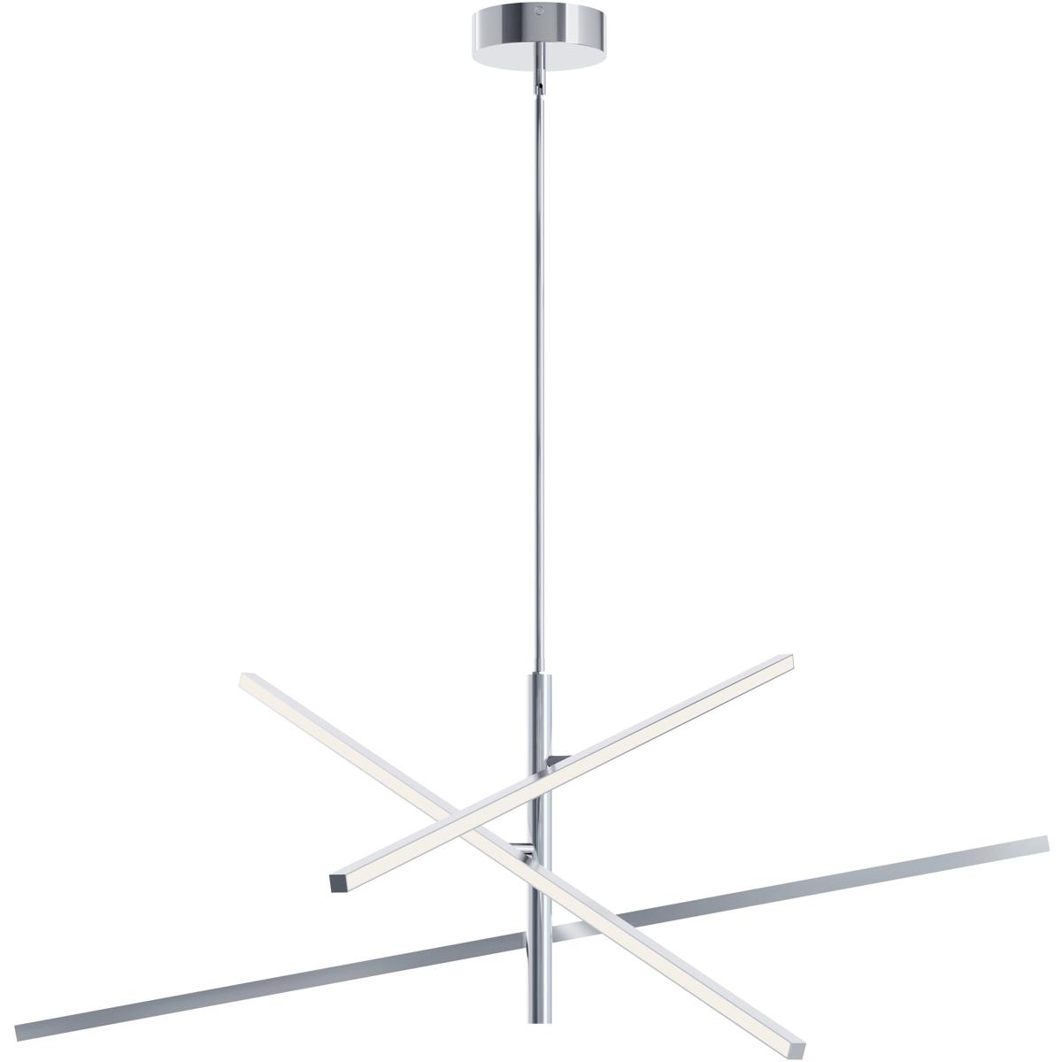 AFX KNOP48LAJUDPC Knoll LED 48 inch Polished Chrome Pendant Ceiling Light