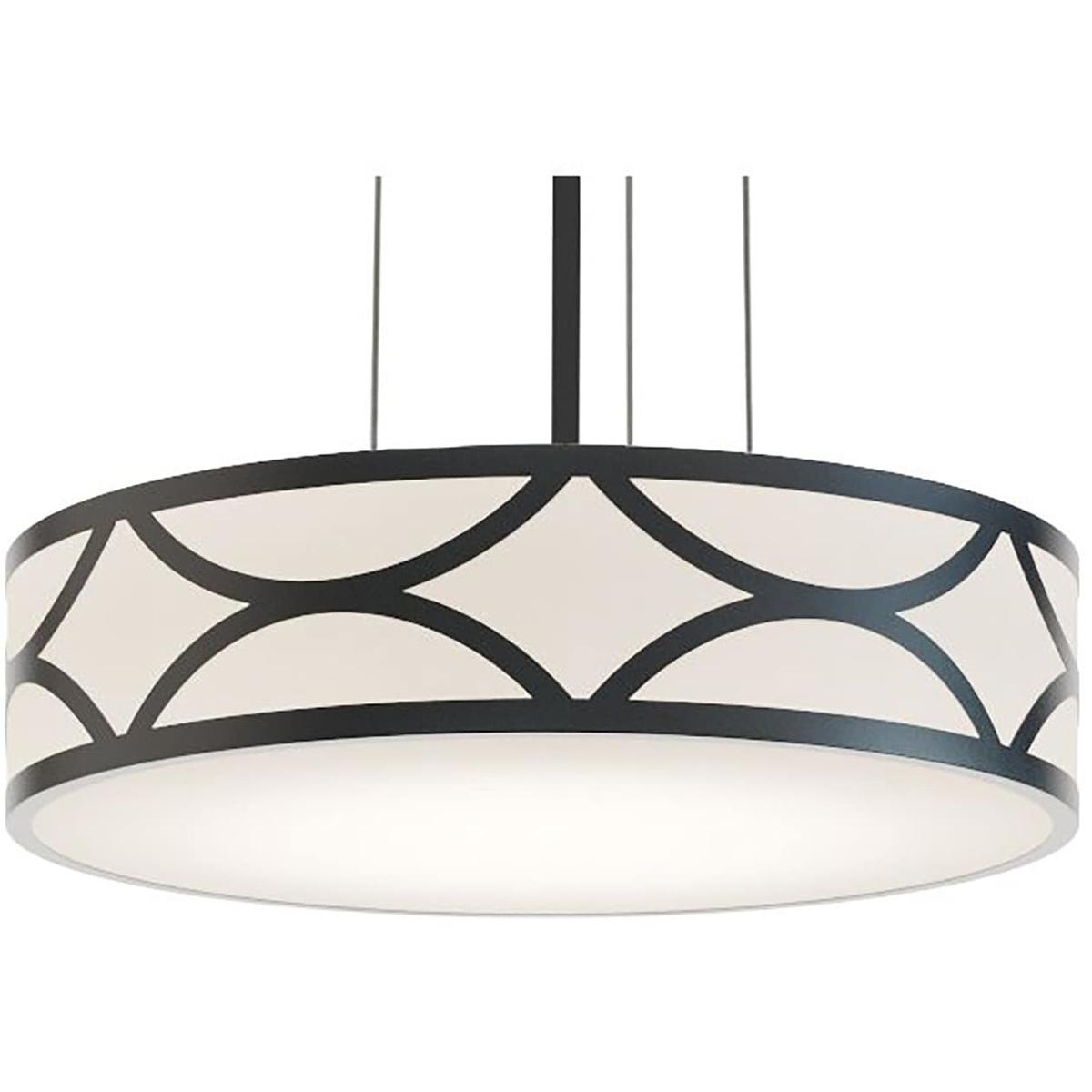 AFX LAKP16LAJUDBK Lake LED 16 inch Black Pendant Ceiling Light