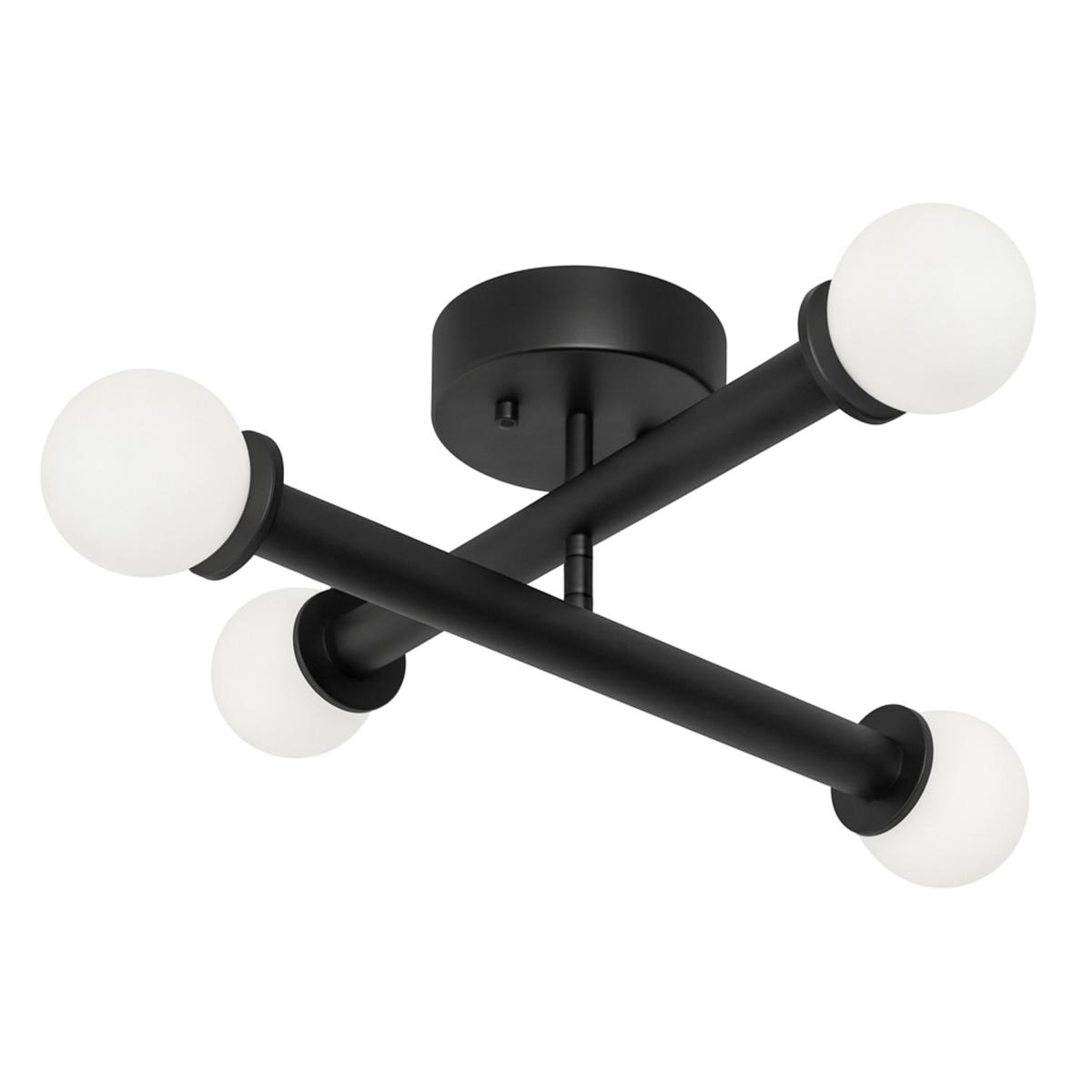 AFX LANF20LAJUDBK Lane LED 20 inch Black Flush Mount Ceiling Light