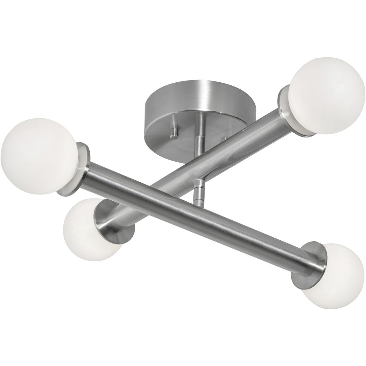 AFX LANF20LAJUDSN Lane LED 20 inch Satin Nickel Flush Mount Ceiling Light