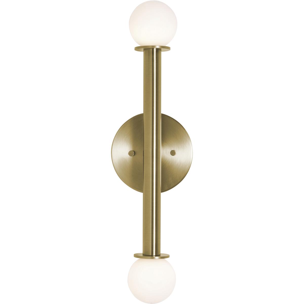 AFX LANS0620LAJUDLB Lane LED 5.5 inch Light Antique Brass ADA Sconce Wall Light