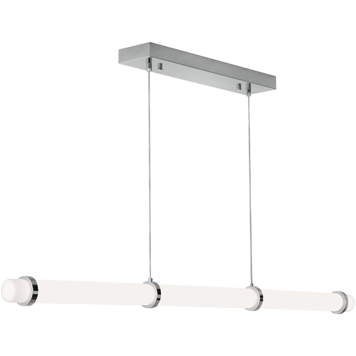 AFX MIAP0348LAJUDPC Miami LED 48 inch Polished Chrome Linear Pendant Ceiling Light