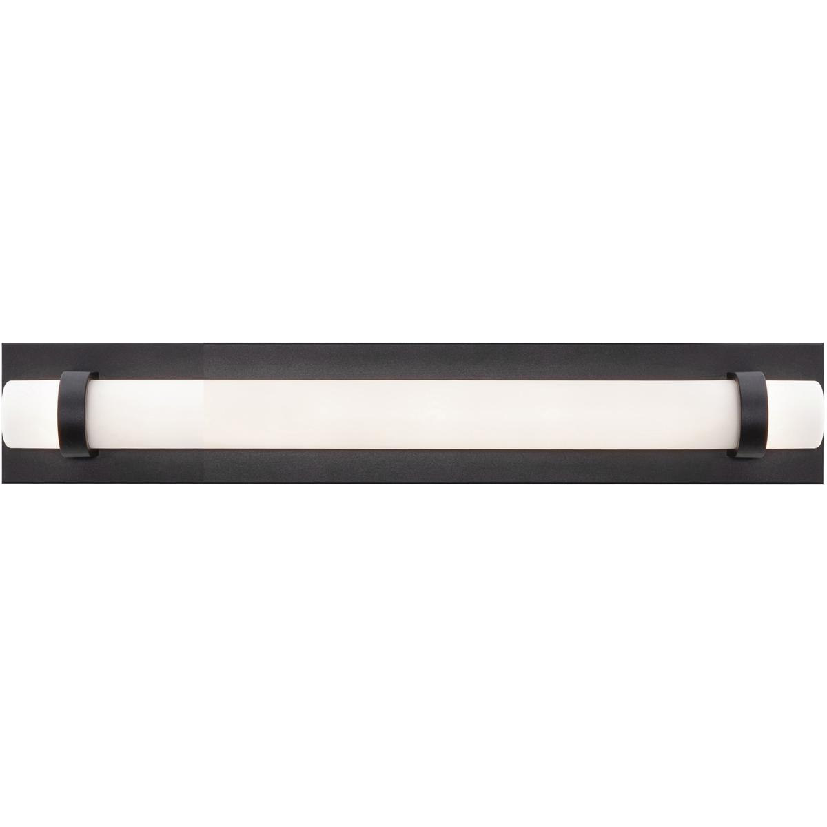 AFX MIAV2404LAJUDBK Miami LED 24 inch Black Vanity Light Wall Light