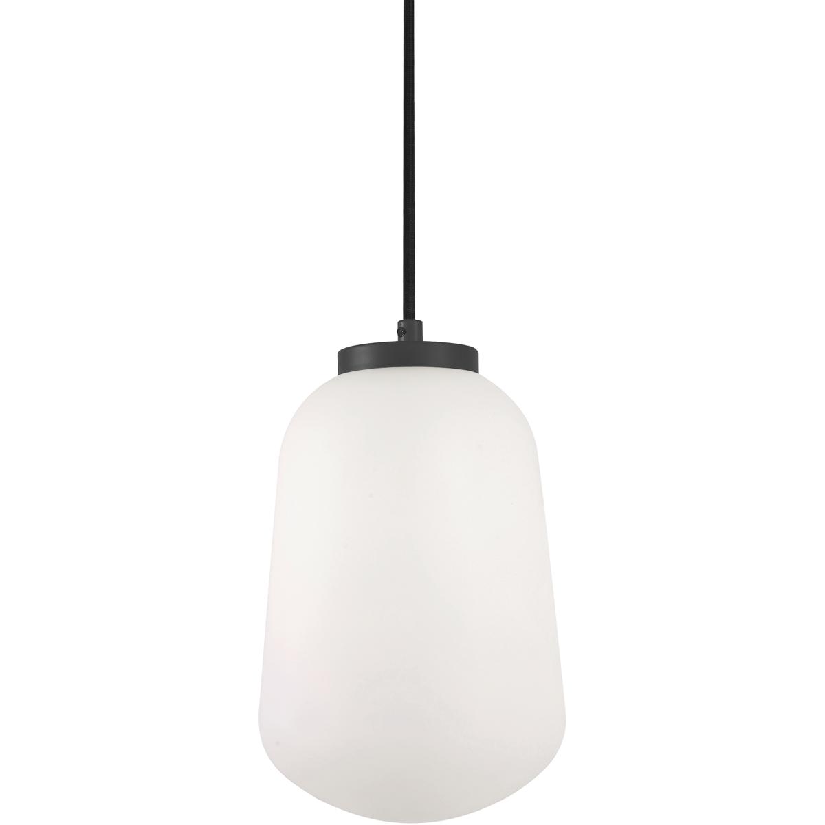 AFX OLIP07LAJUDBK Olivia LED 7 inch Black Pendant Ceiling Light