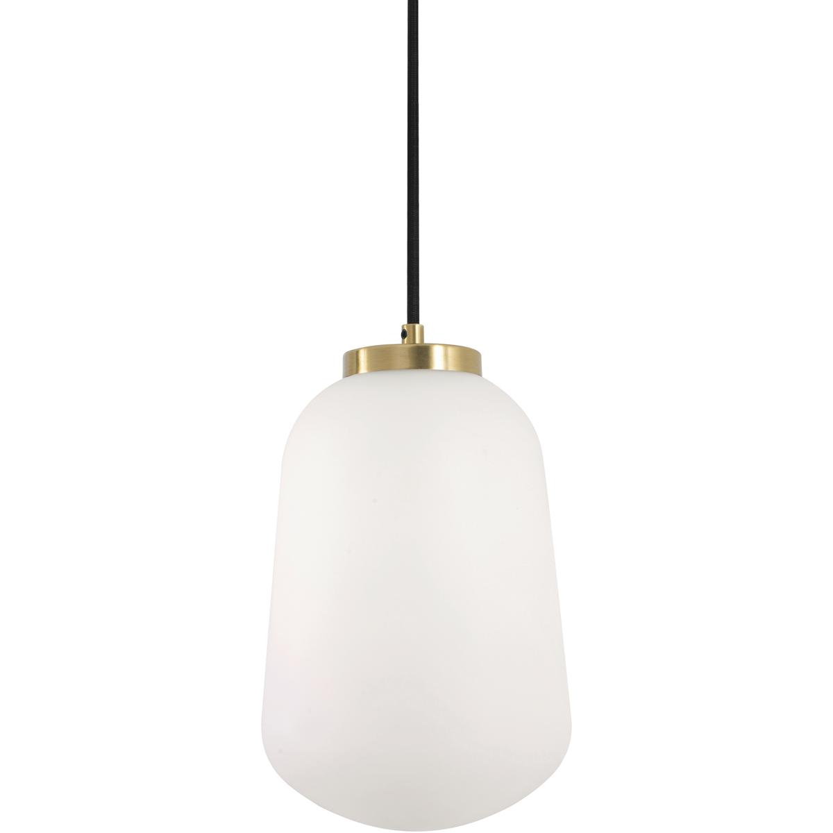 AFX OLIP07LAJUDLB Olivia LED 7 inch Light Antique Brass Pendant Ceiling Light
