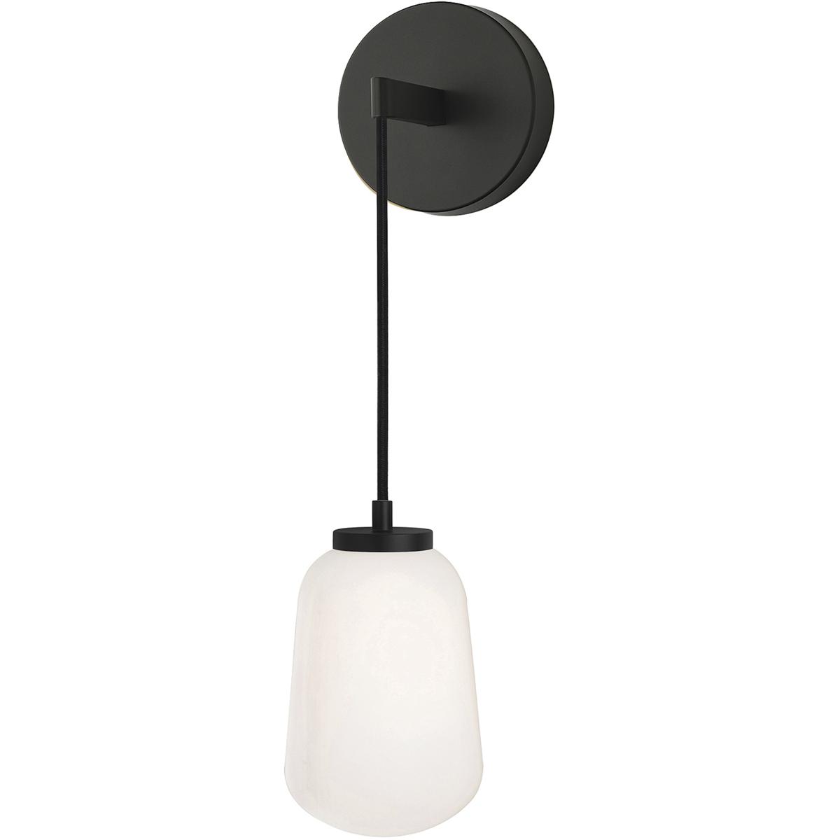AFX OLIS0514LAJUDBK Olivia LED 4.75 inch Black Wall Sconce Wall Light