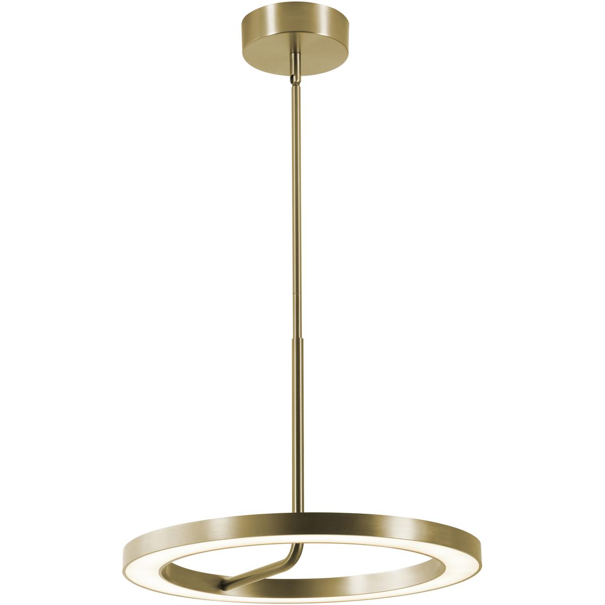 AFX ONEP18LAJUDLB One LED 5.91 inch Light Antique Brass Pendant Ceiling Light