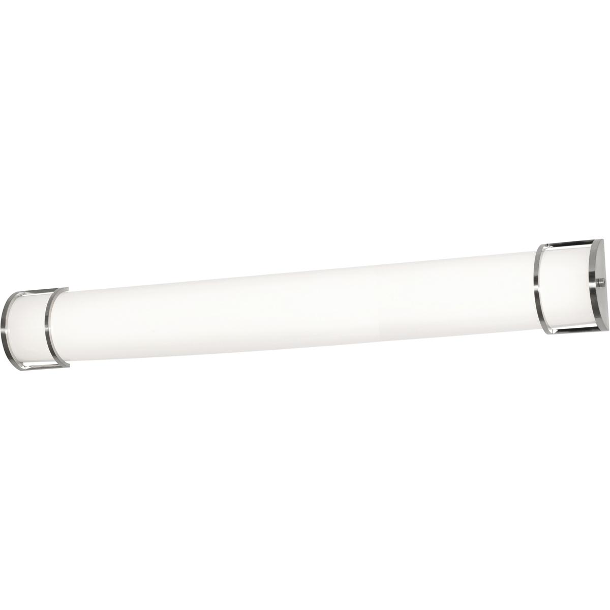 AFX PCV4806LAJENSN Pacific 1 Light 48 inch Satin Nickel Vanity Light Wall Light