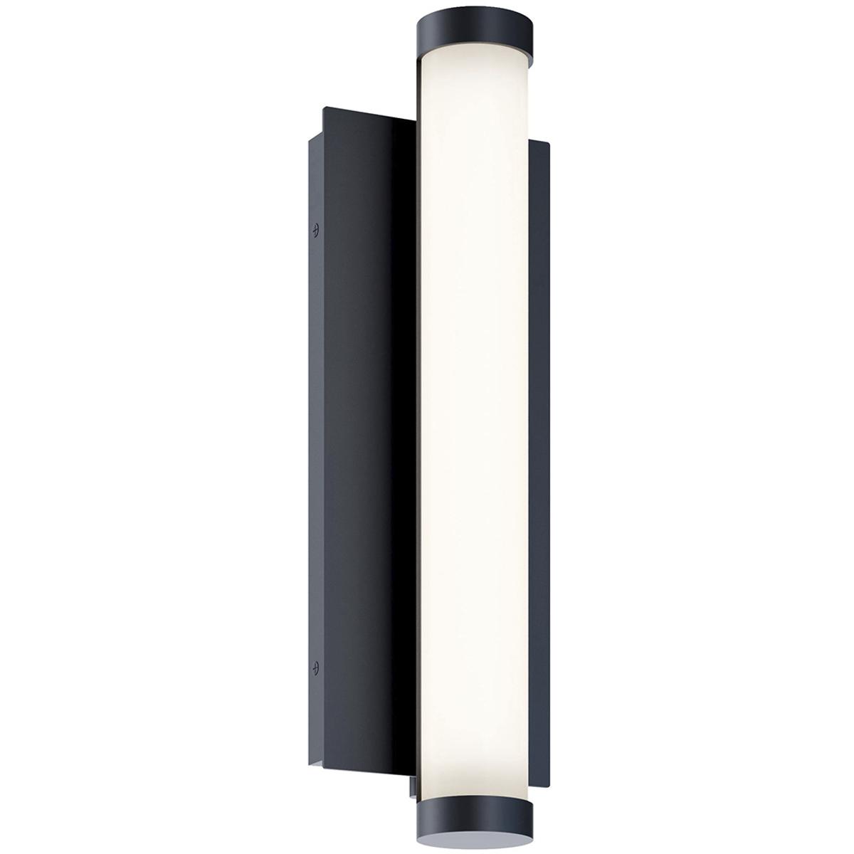 AFX PTHW0618LAJUDBK Path LED 18 inch Black Outdoor Sconce