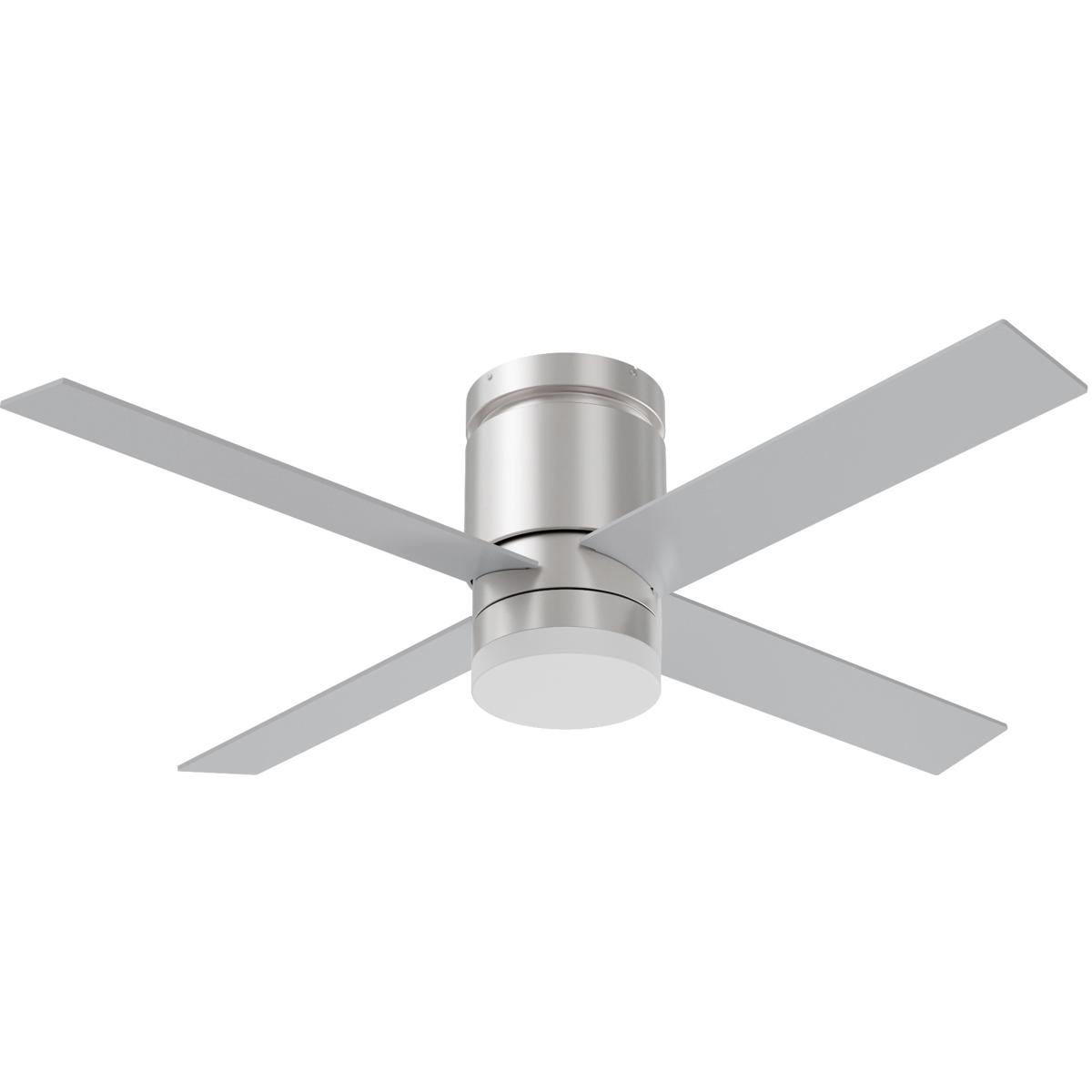 AFX RSSN524LDCSNSL-WS Ross 52 inch Satin Nickel with Silver Blades Ceiling Fan in Wall Control