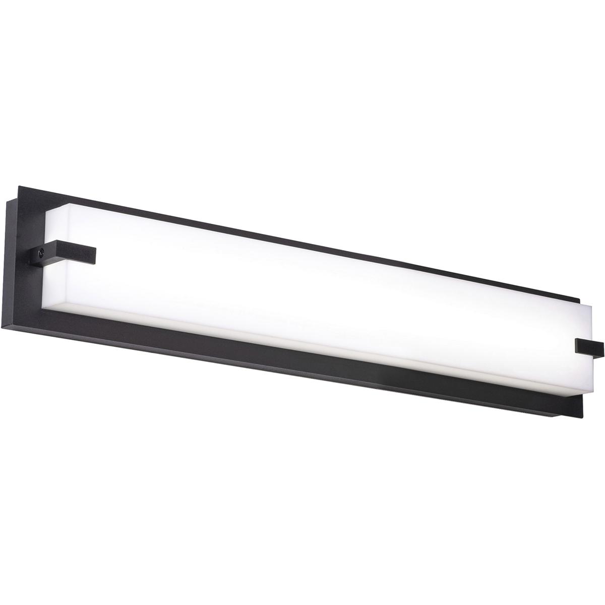 AFX SNV2405LAJUDBK Sinclair LED 24 inch Black Vanity Light Wall Light