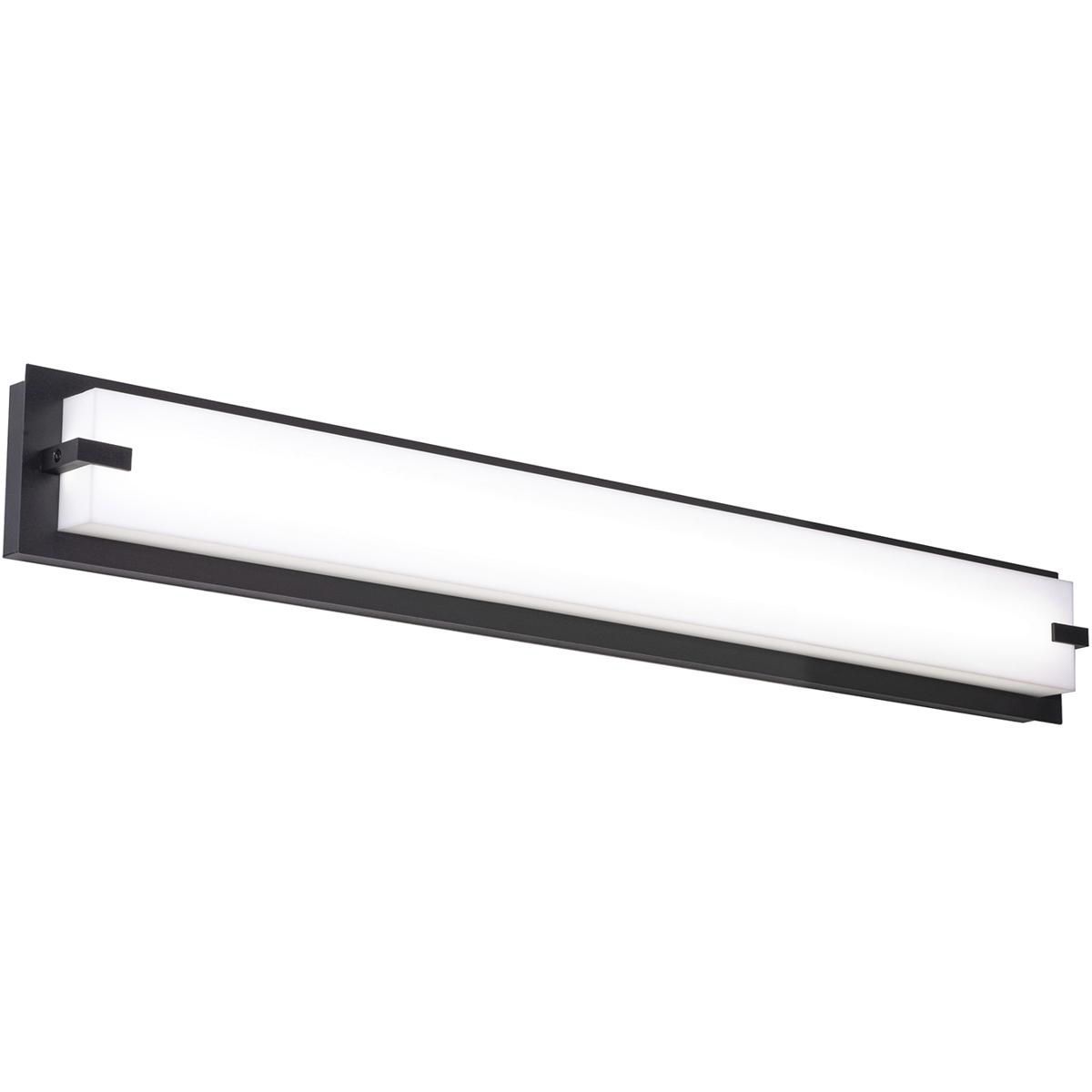 AFX SNV3605LAJUDBK Sinclair LED 36 inch Black Vanity Light Wall Light