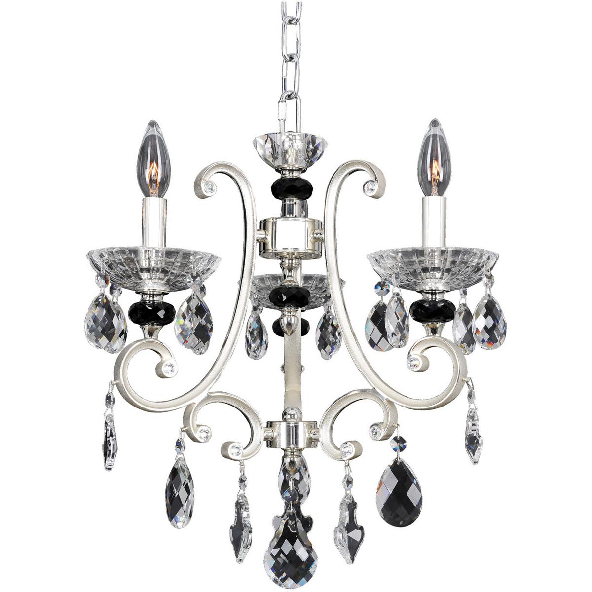 Allegri 023954-017-FR001 Bedetti 3 Light 17 inch Two Tone Silver Chandelier Ceiling Light