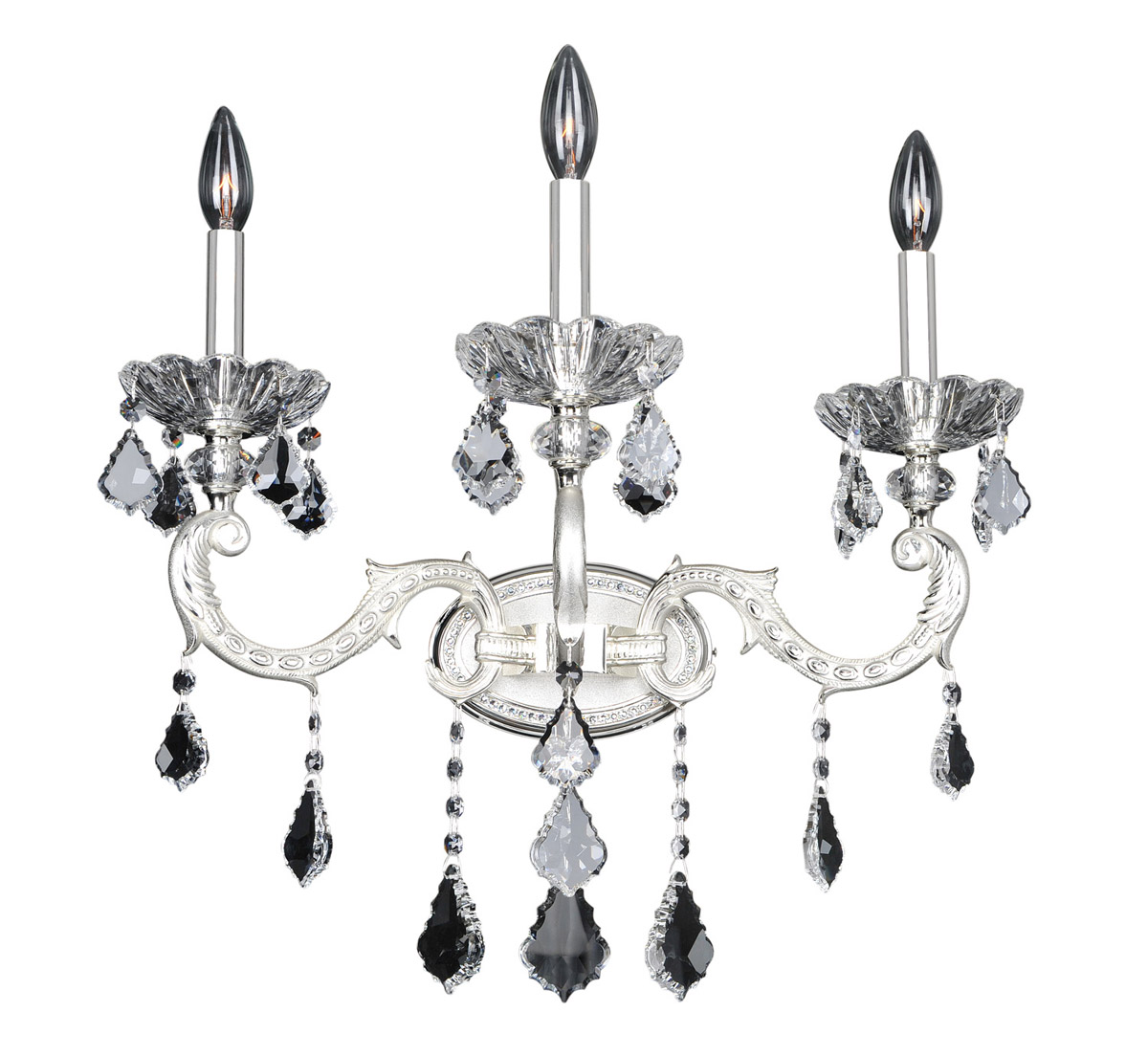 Allegri 024720-017-FR001 Cassella 3 Light 21.25 inch Two-Tone Silver Wall Bracket Wall Light