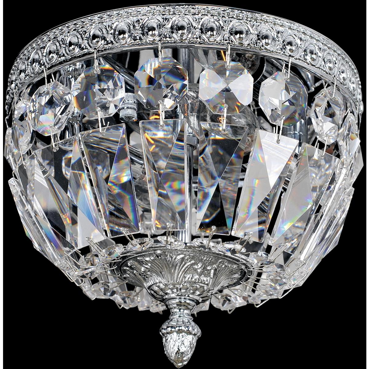 Allegri 025940-010-FR001 Lemire 2 Light 10 inch Chrome Flush Mount Ceiling Light