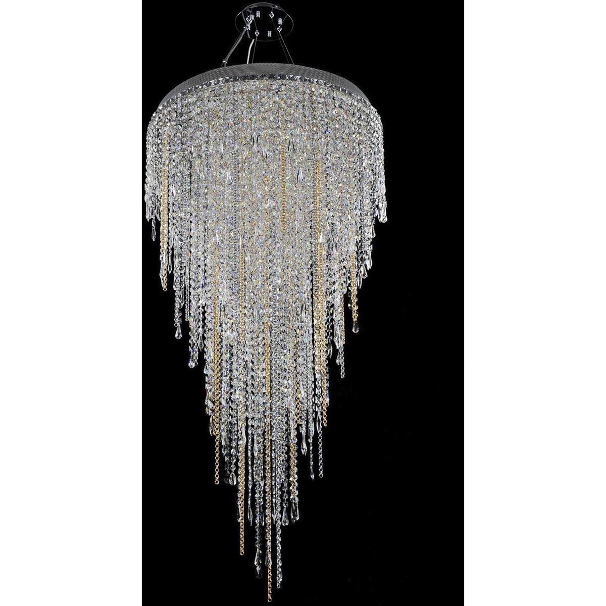 Allegri 028252-010-FR001 Tenuta 16 Light 32 inch Chrome Pendant Ceiling Light