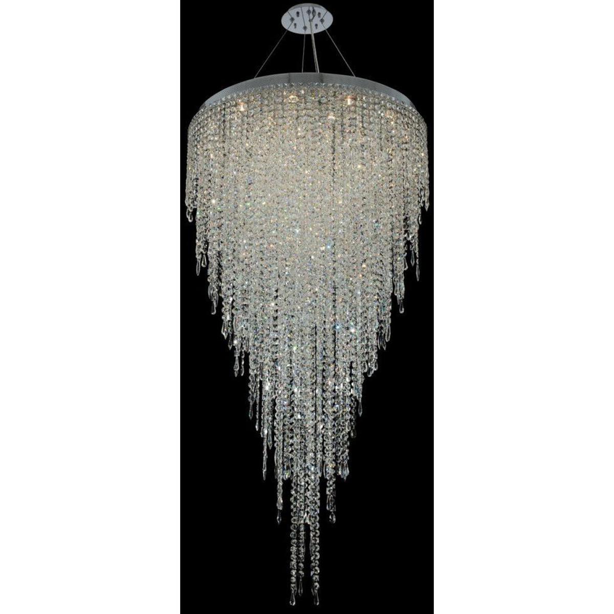 Allegri 028258-010-FR001 Tenuta 21 Light 36 inch Polished Chrome Pendant Ceiling Light