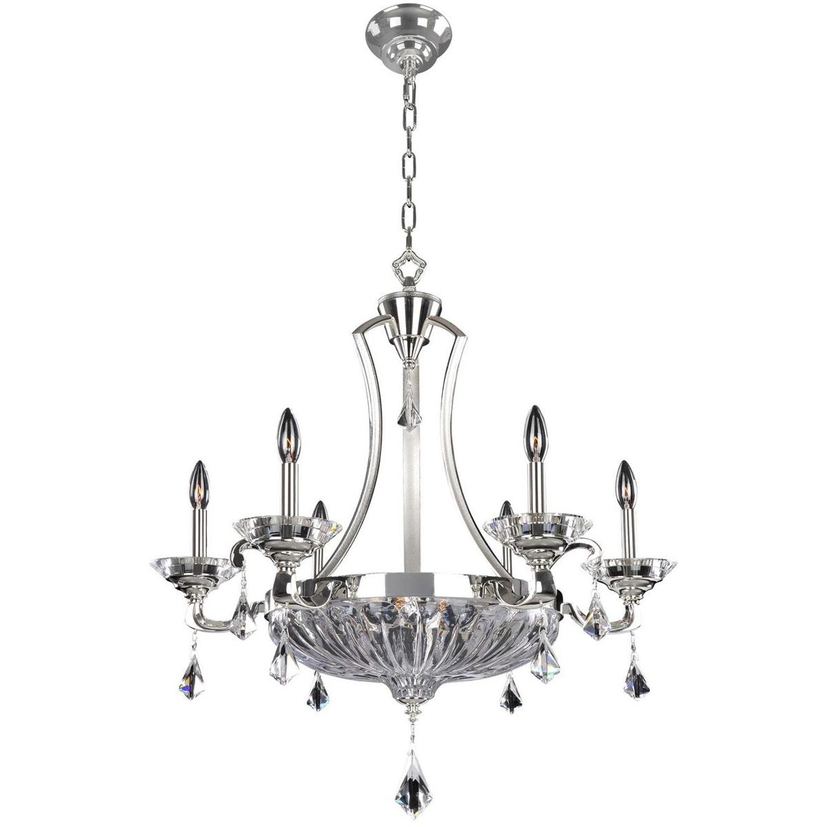 Allegri 028554-017-FR001 Orecchini 9 Light 29 inch Two Tone Silver Chandelier Ceiling Light