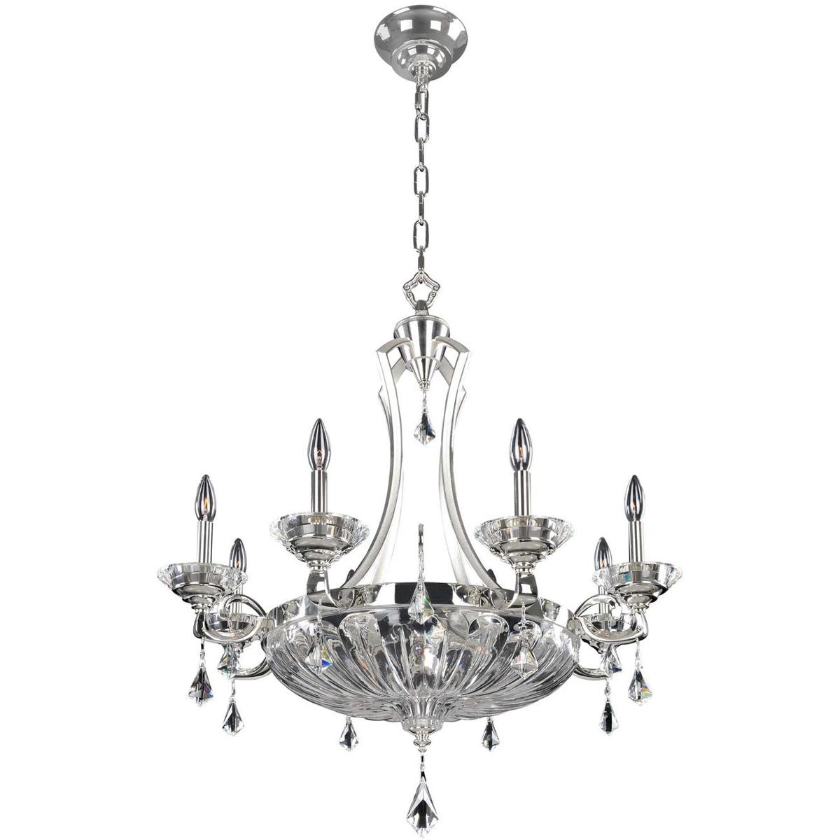 Allegri 028555-017-FR001 Orecchini 12 Light 33 inch Two Tone Silver Chandelier Ceiling Light