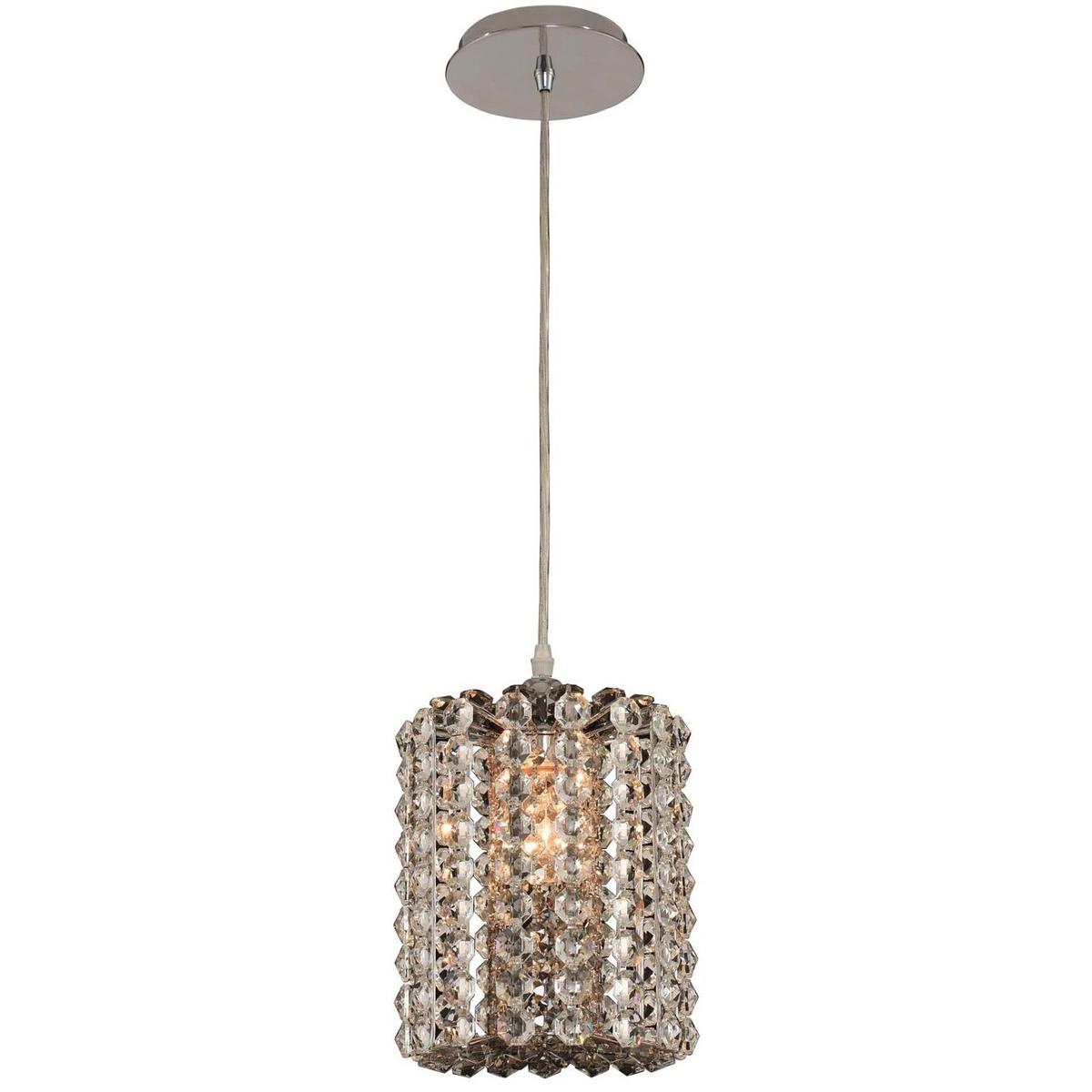 Allegri 031410-010-FR000 Anello 1 Light 8 inch Chrome Mini Pendant Ceiling Light