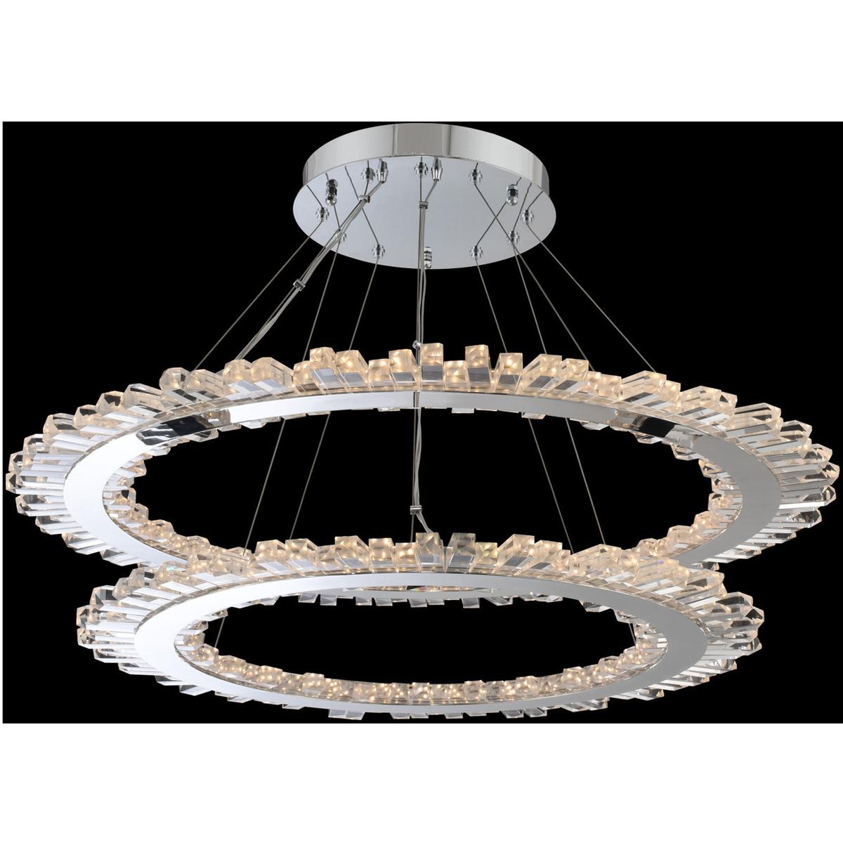 Allegri 032753-010-FR001 Quasar LED 42 inch Chrome Pendant Ceiling Light