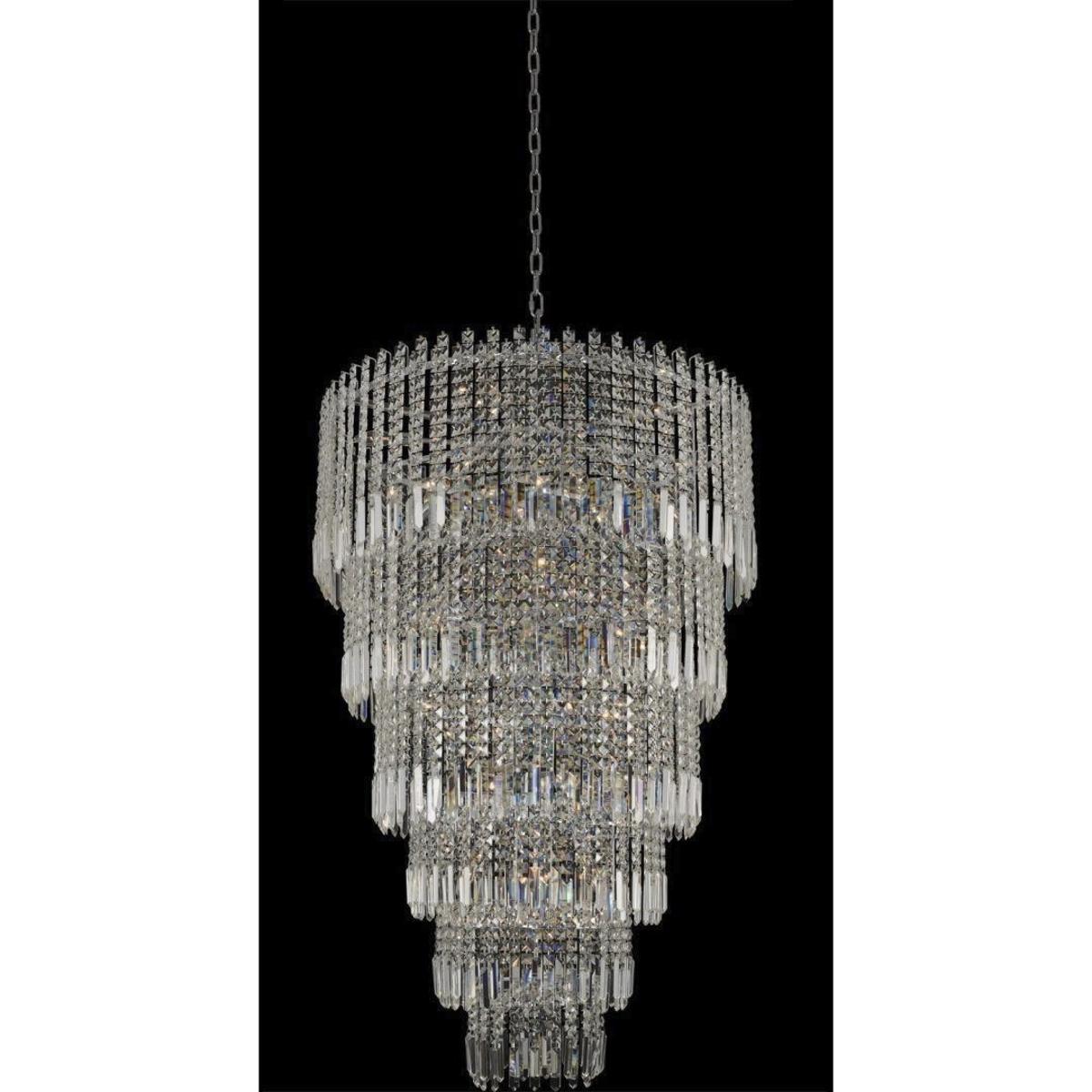 Allegri 034750-010-FR001 Pandoro 30 Light 33 inch Chrome Foyer Light Ceiling Light