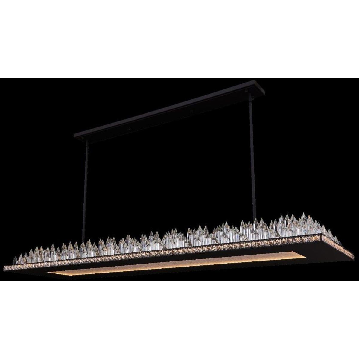 Allegri 039162-052-FR001 Orizzonte Island Light Ceiling Light in Matte Black