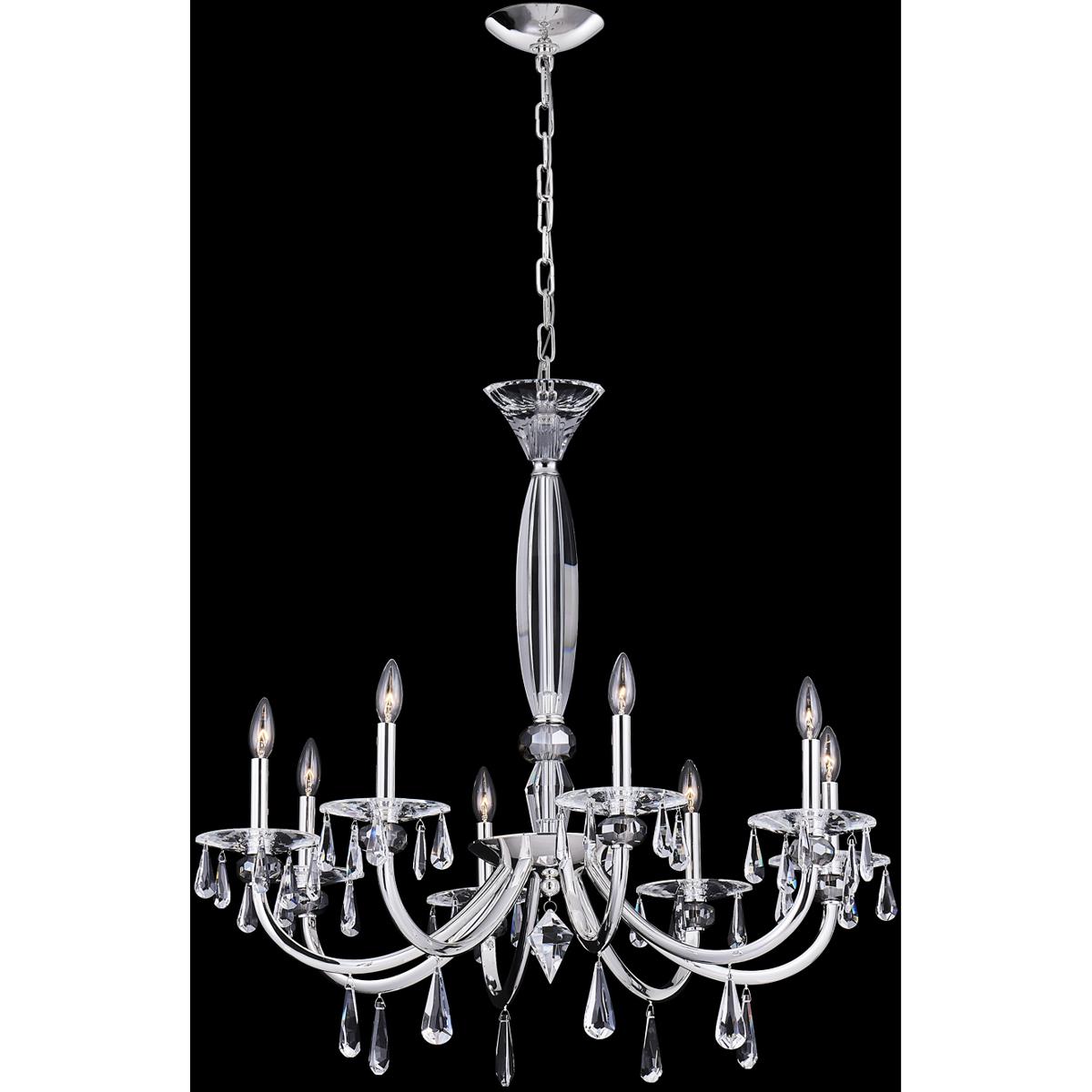 Allegri 046177014FR001 Passo 8 Light 34 inch Polished Silver Pendant Ceiling Light