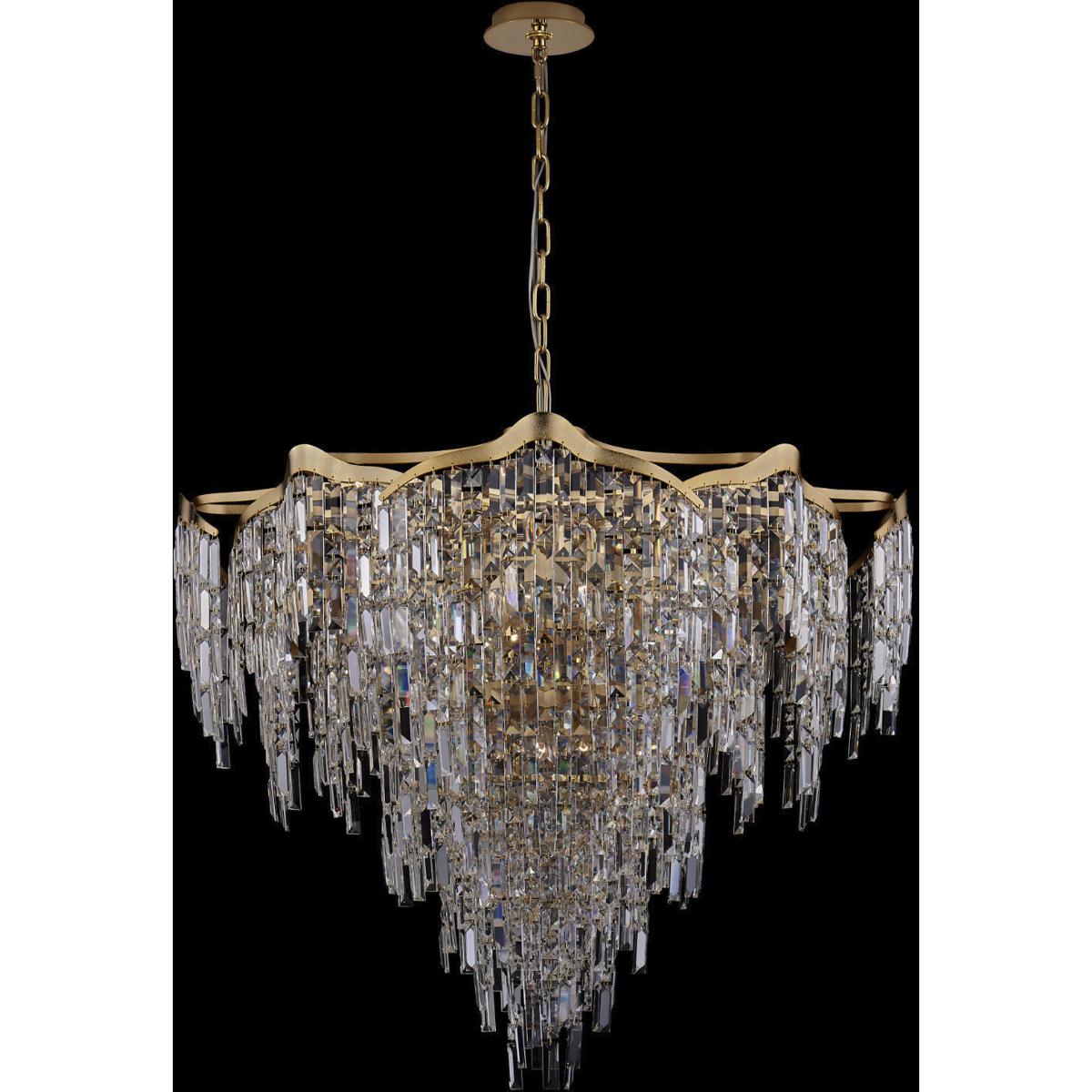 Allegri 046256073FR001 Cadere 24 Light 40 inch Two Tone 18K Gold Pendant Ceiling Light
