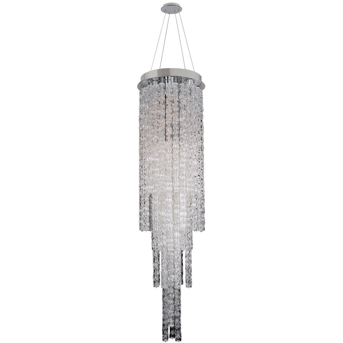 Allegri 11137-010 Botticelli 4 Light 16 inch Chrome Convertible Pendant Ceiling Light