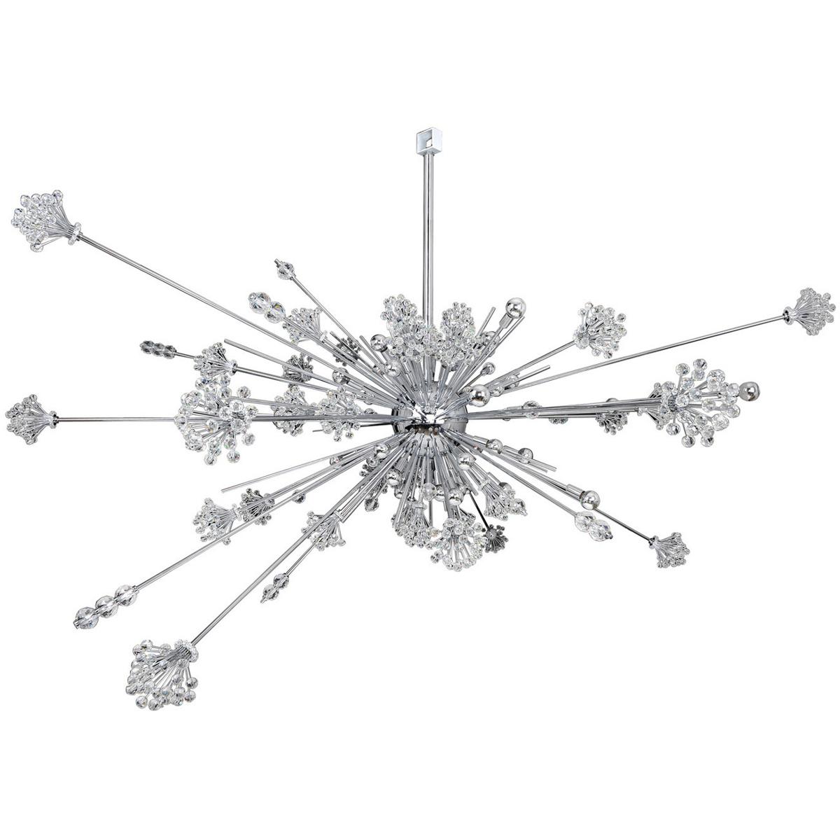 Allegri 11638-010-FR001 Constellation 46 Light 96 inch Chrome Pendant Ceiling Light