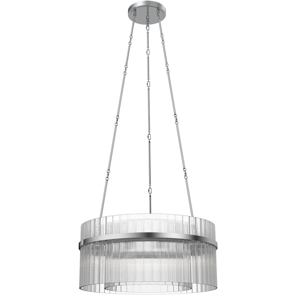 Alora CH314812PN Carlisle 12 Light 35.88 inch Polished Nickel Chandelier Ceiling Light