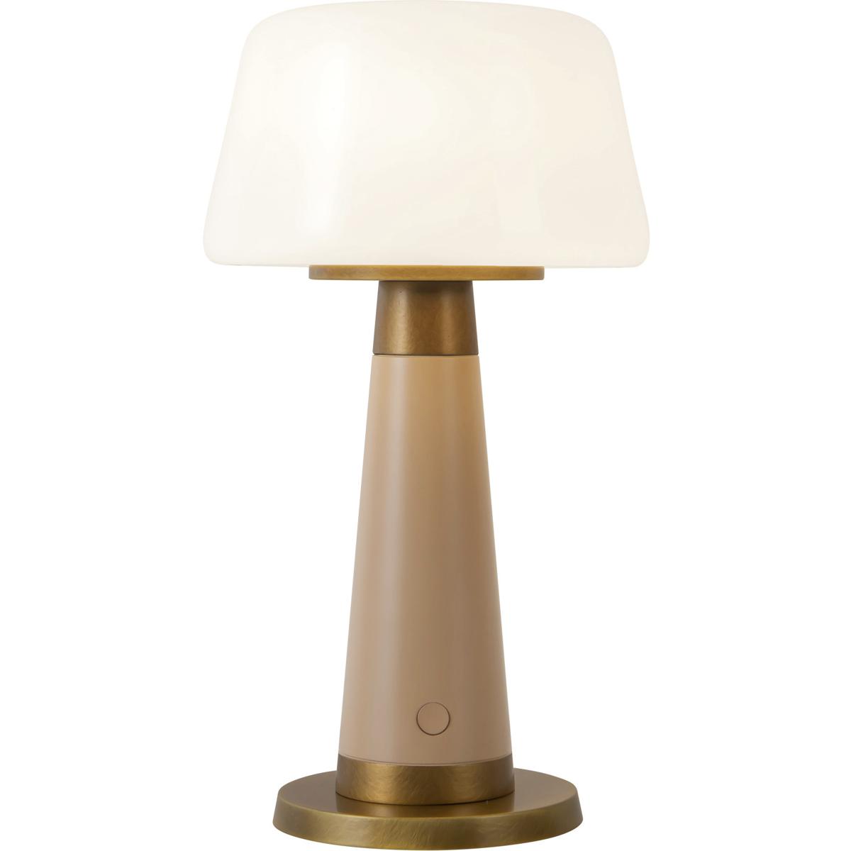 Alora TL314106PEC Clemence 10.5 inch 3 watt Peach Table Lamp Portable Light