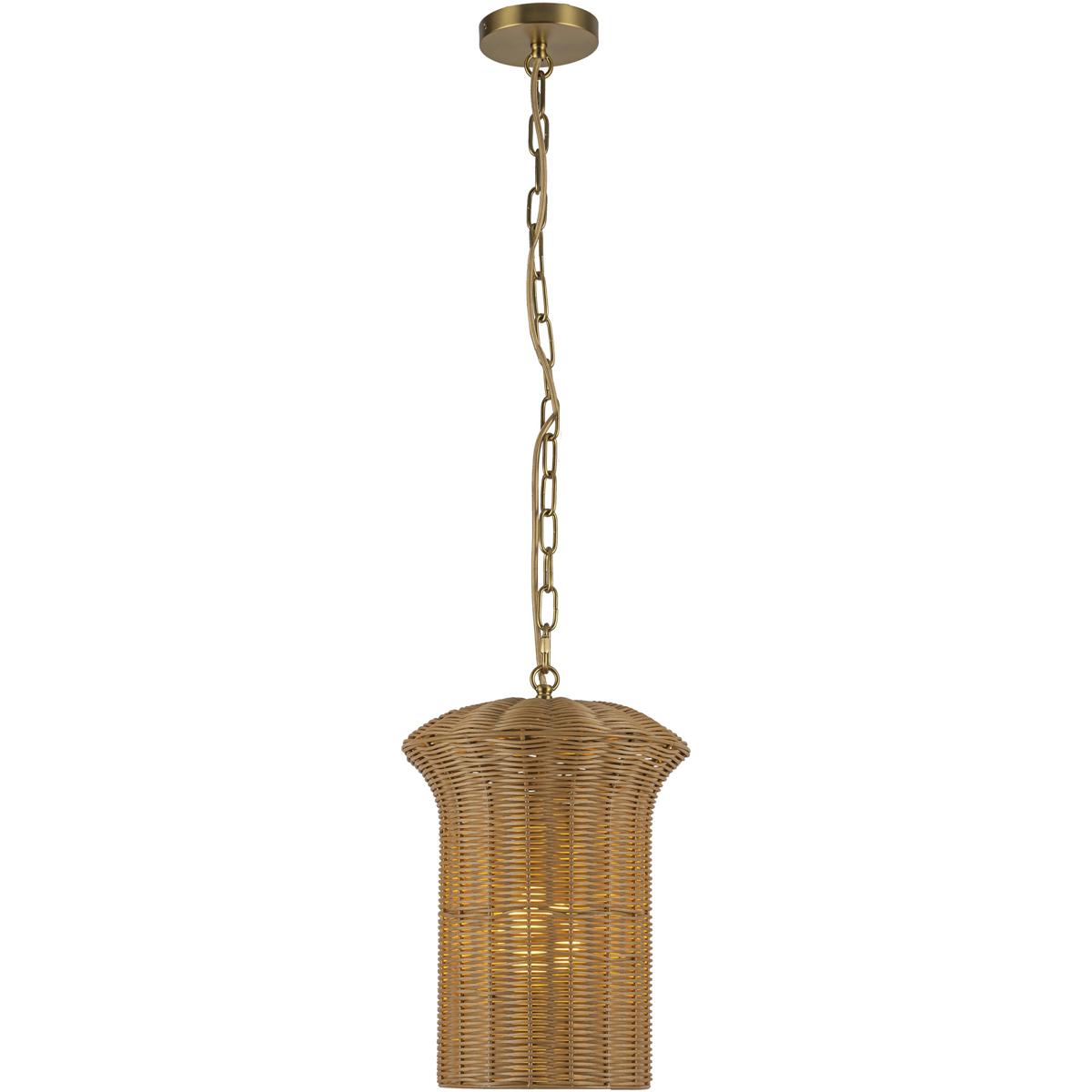 Alora PD641011BG Alora Mood Kai 1 Light 1113 inch Brushed Gold Pendant Ceiling Light
