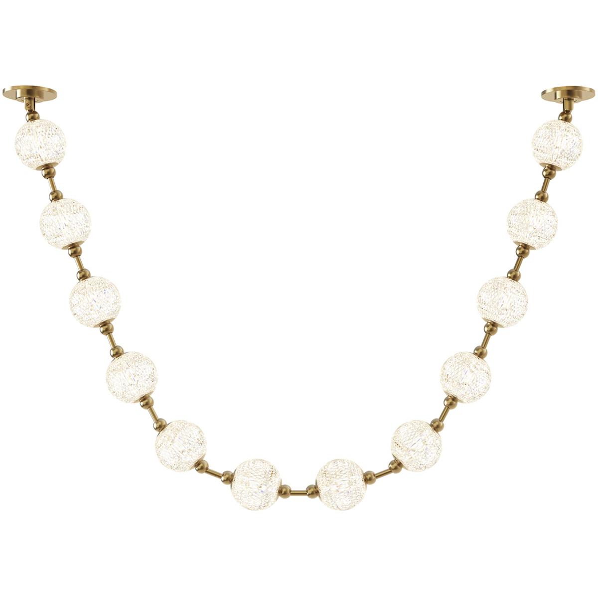 Alora PD321712NB-RT Marni LED 4.38 inch Natural Brass Pendant Ceiling Light