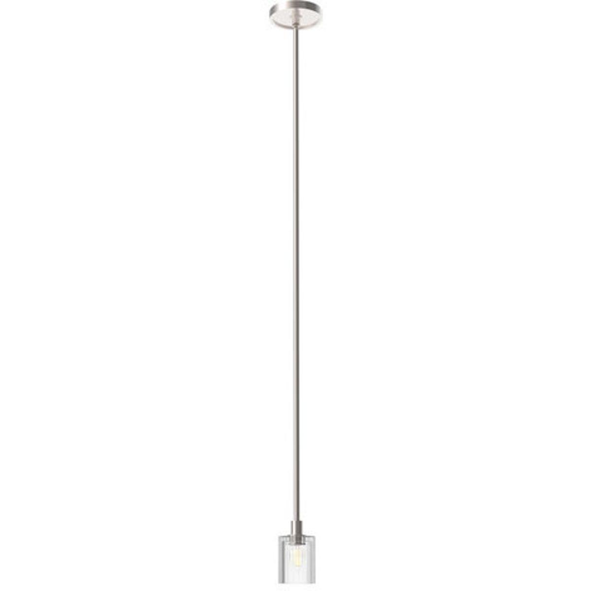 Alora PD314301PNRC Salita 1 Light 3.13 inch Polished Nickel Mini Pendant Ceiling Light in Ribbed Crystal