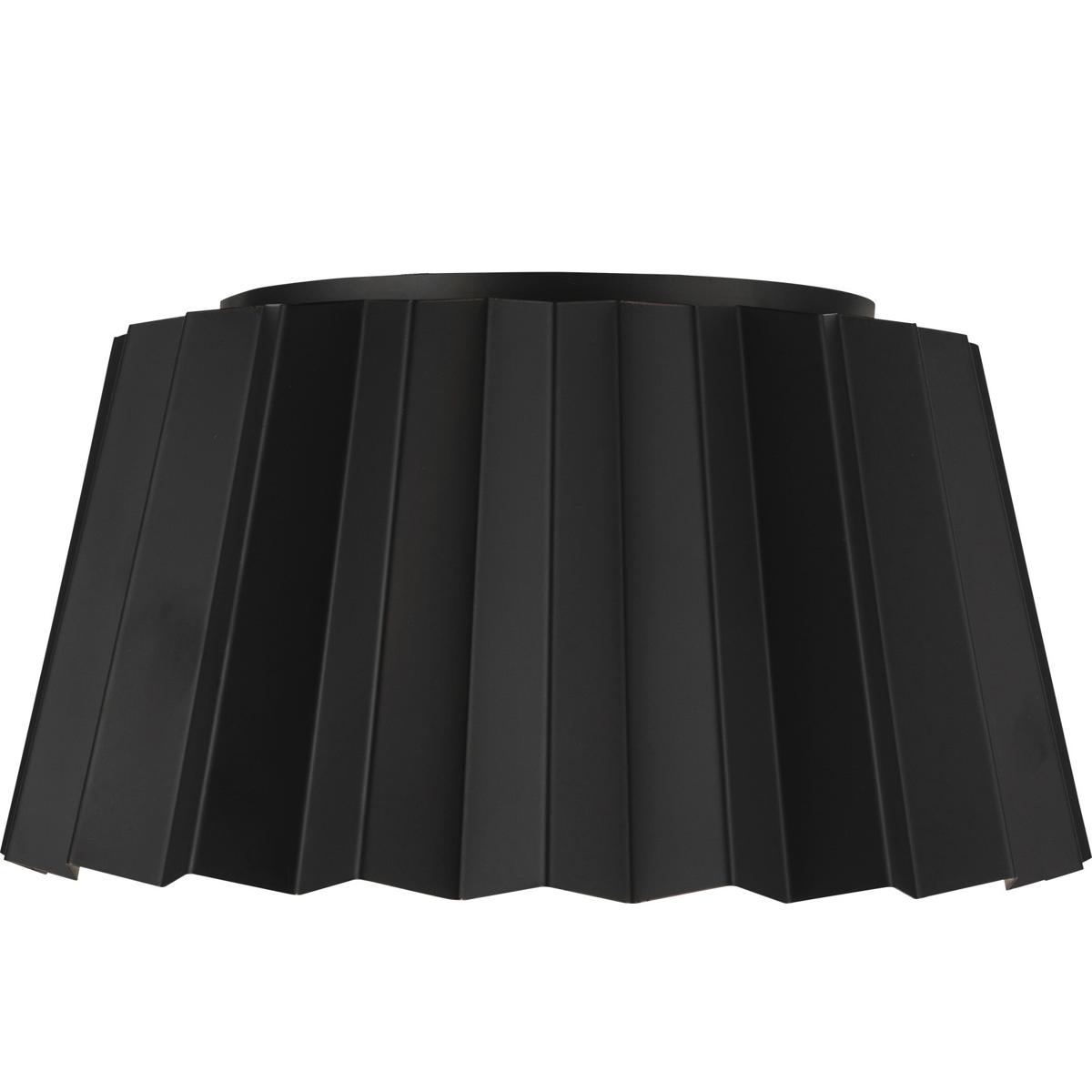 Alora FM528514MB Alora Mood Plisse 2 Light 1413 inch Matte Black Flush Mount Ceiling Light