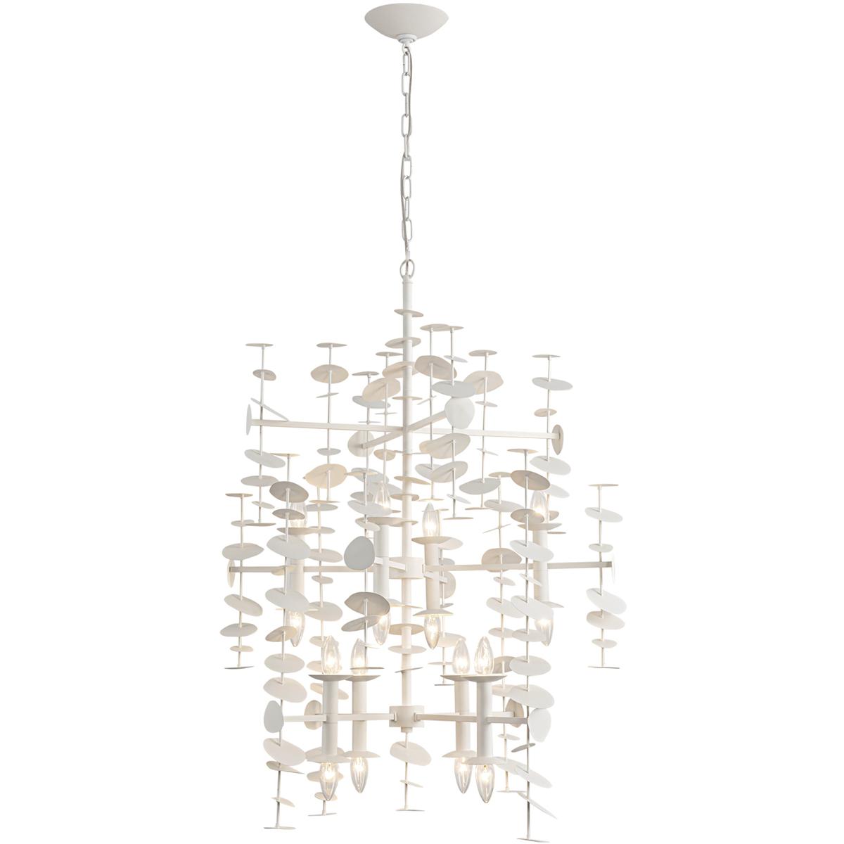 Alora CH340041MW Yukari 16 Light 30.38 inch Matte White Chandelier Ceiling Light