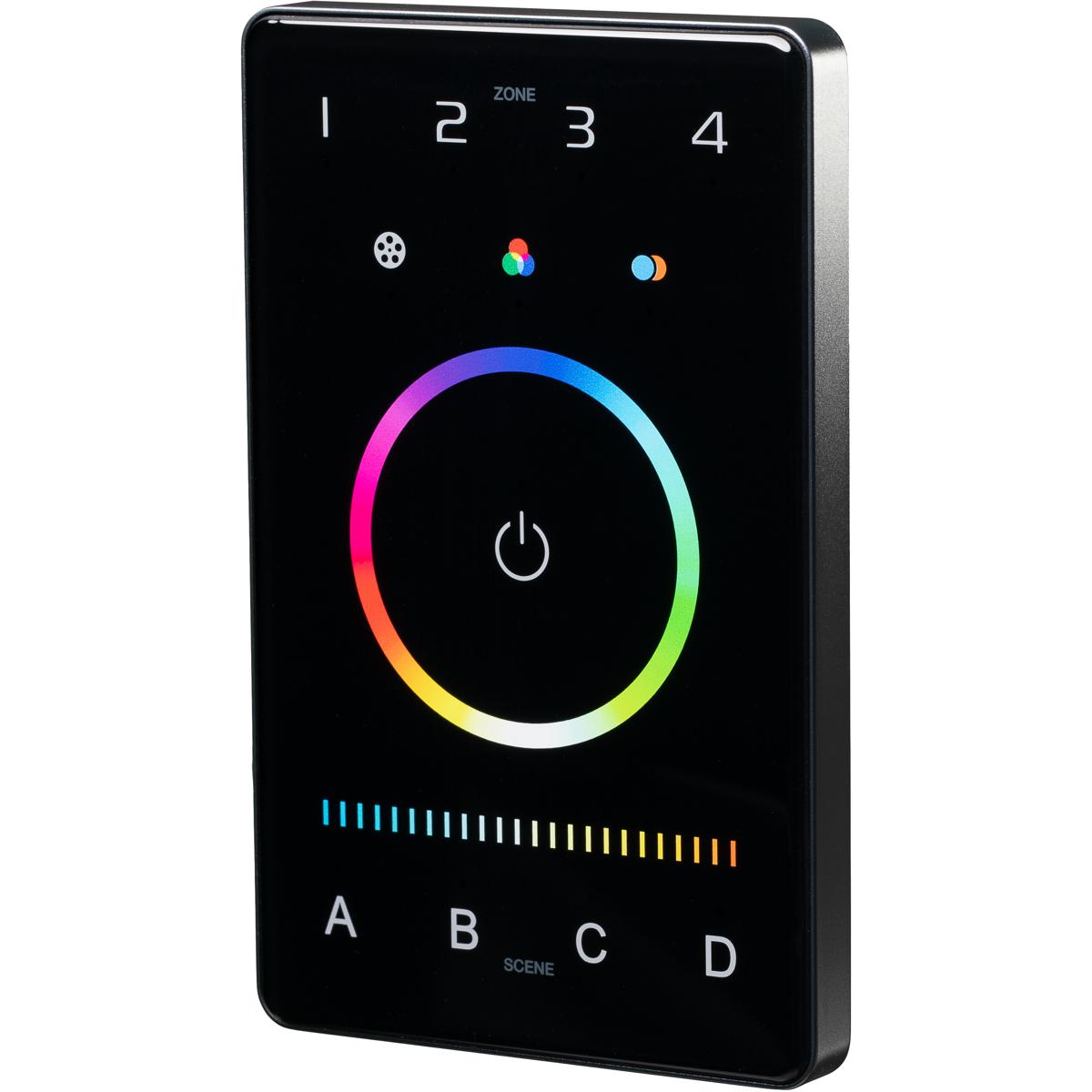 American Lighting CTRLWDMXBRGBTW4Z DMX Wall Control Black DMX Wall Control
