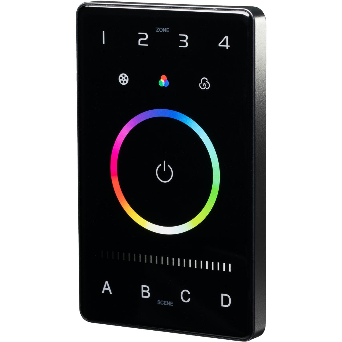 American Lighting CTRLWDMXBRGBW4Z DMX Wall Control Black DMX Wall Control