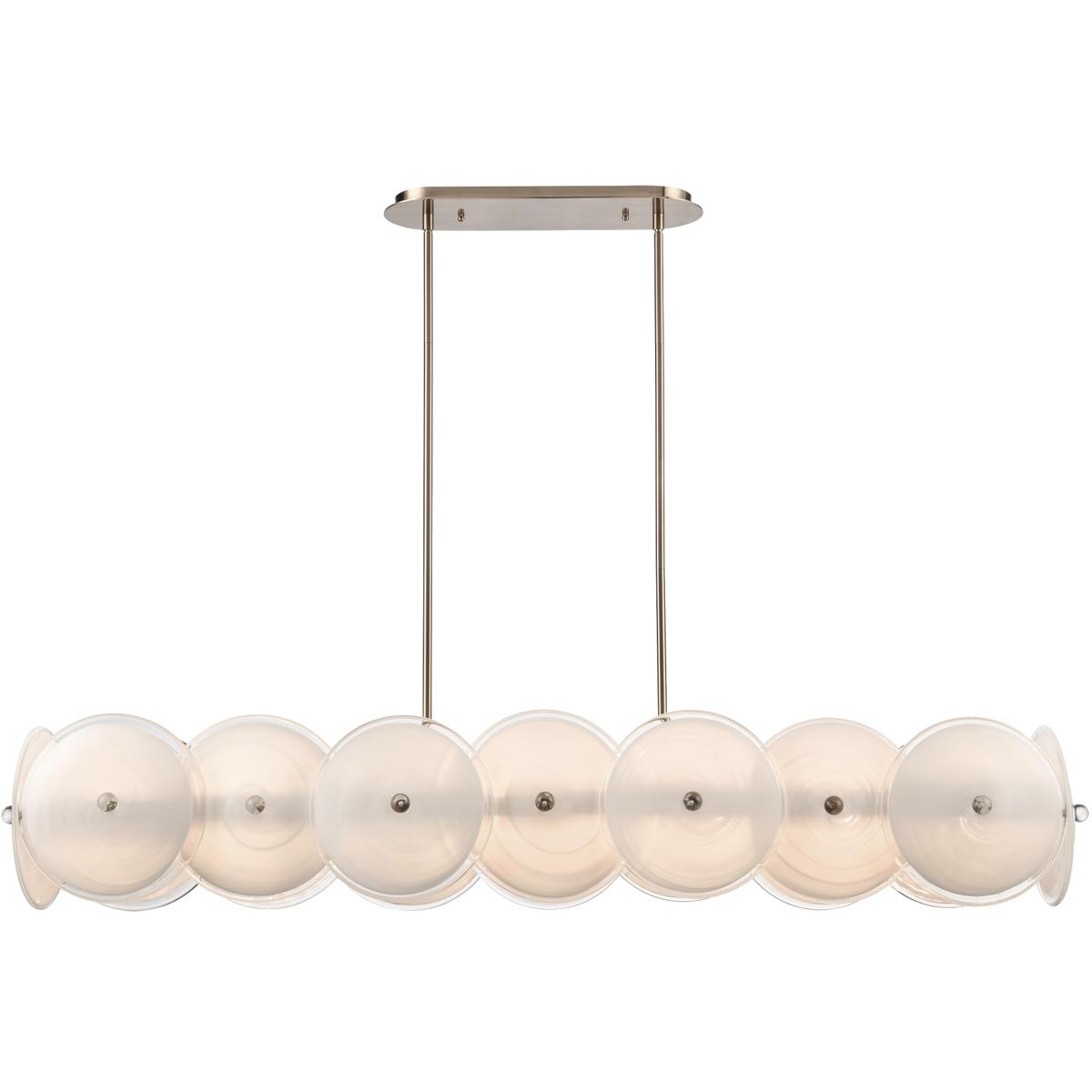 Arabela Lighting 85124-8 Tallulah 8 Light 58.25 inch Lacquered Gold Linear Chandelier Ceiling Light