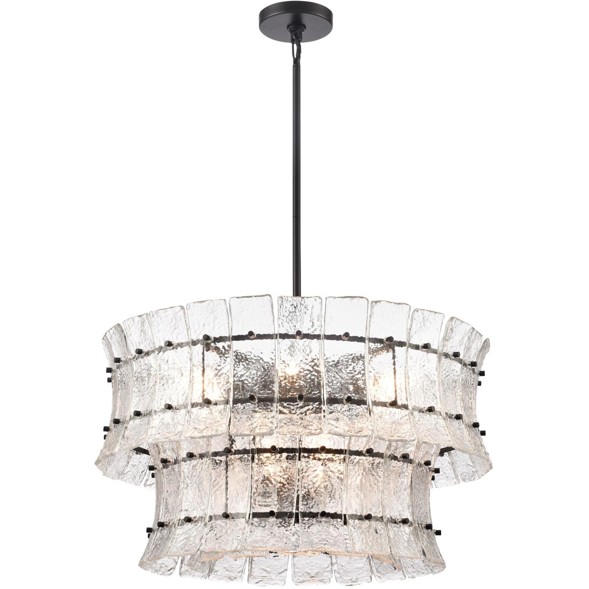 Arabela Lighting 85251-9 Sophie 9 Light 28.5 inch Matte Black Pendant Ceiling Light