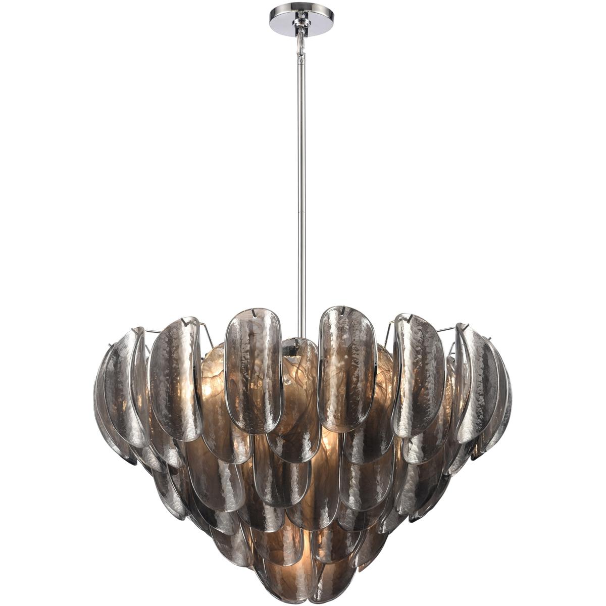 Arabela Lighting 8551113 Chateau 13 Light 315 inch Polished Chrome Pendant Ceiling Light
