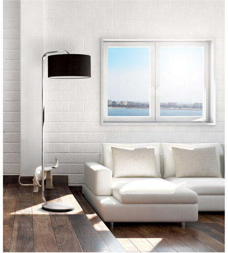 Arnsberg 400100106 Cannes 60 inch 100 watt Chrome Floor Lamp Portable Light 400100106-Lifestyle.jpg