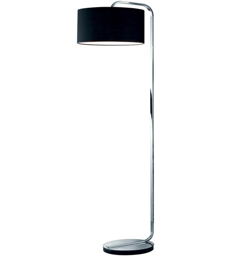 Arnsberg 400100106 Cannes 60 inch 100 watt Chrome Floor Lamp Portable Light