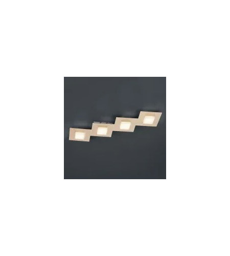 Zeitlos 4 Light 27 Inch Rose Gold Flush Mount Ceiling Light Diamond