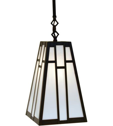 Arroyo Craftsman Ash 8f Bk Asheville 1 Light 8 Inch Satin Black Pendant Ceiling Light In Frosted 0609