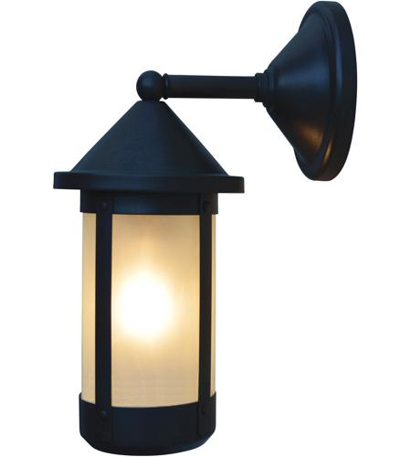 Arroyo Craftsman BB-6WF-S Berkeley 1 Light 12 inch Slate Outdoor Wall Mount in Frosted photo