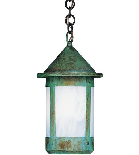 Arroyo Craftsman BH-7CS-MB Berkeley 1 Light 7 inch Mission Brown Pendant Ceiling Light in Clear Seedy